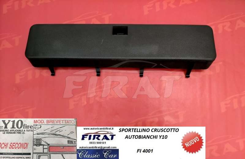 SPORTELLINO CRUSCOTTO AUTOBIANCHI Y10 NERO (4001)